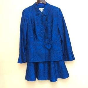 Stunning Sapphire Lily and Taylor Suit